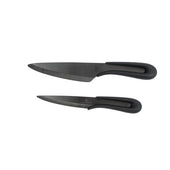 KNIVSETT 2 DELER SORT / 10 CM + 16 CM