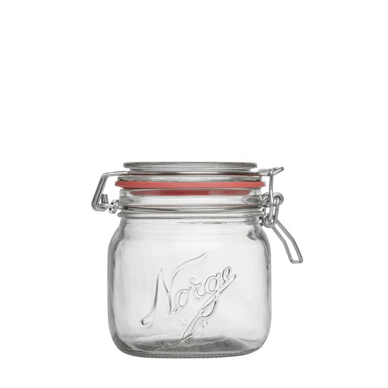 GLASS M/HENGSLET LOKK 0,4 L 4 STK