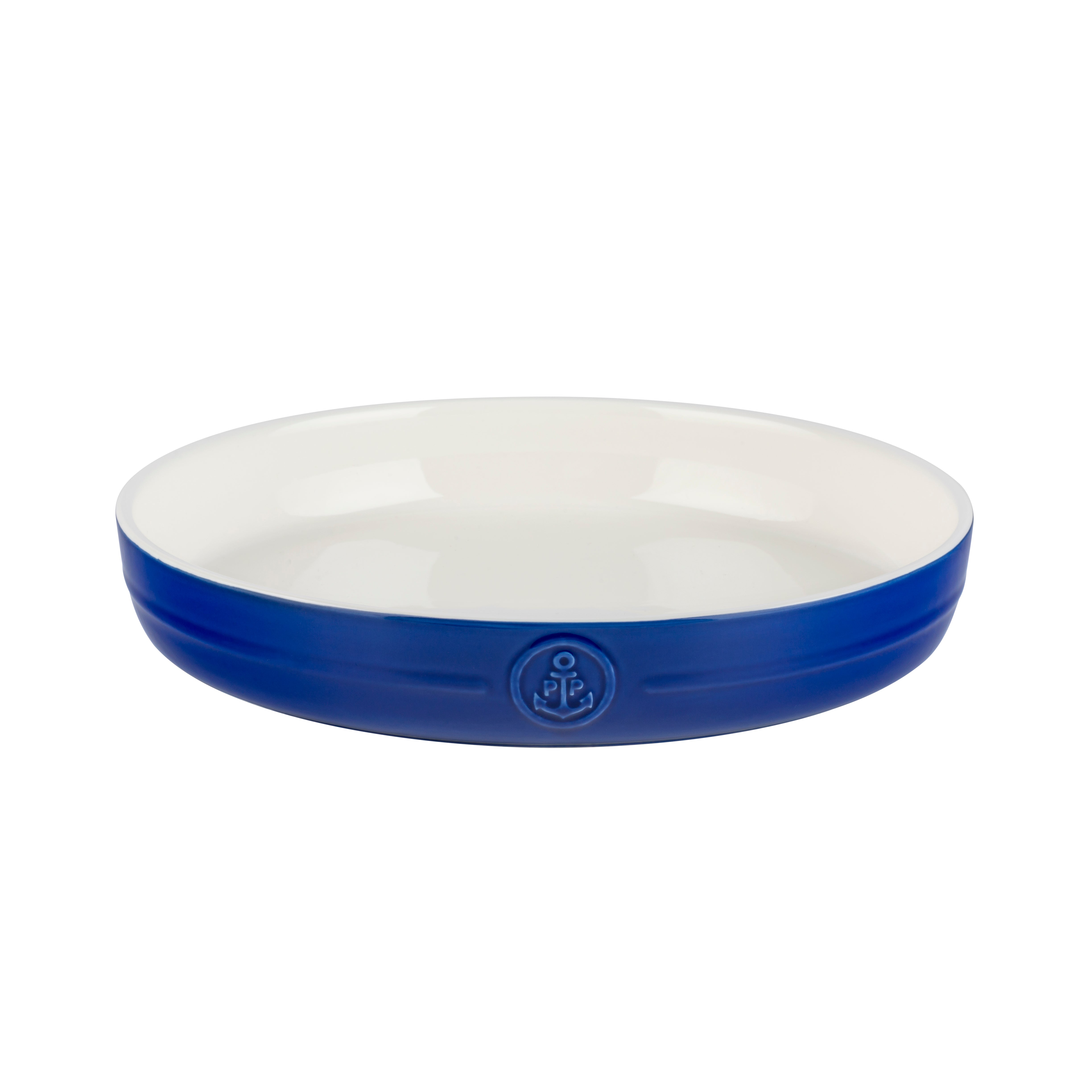 ILDFAST FORM RUND 28 CM BLÅ