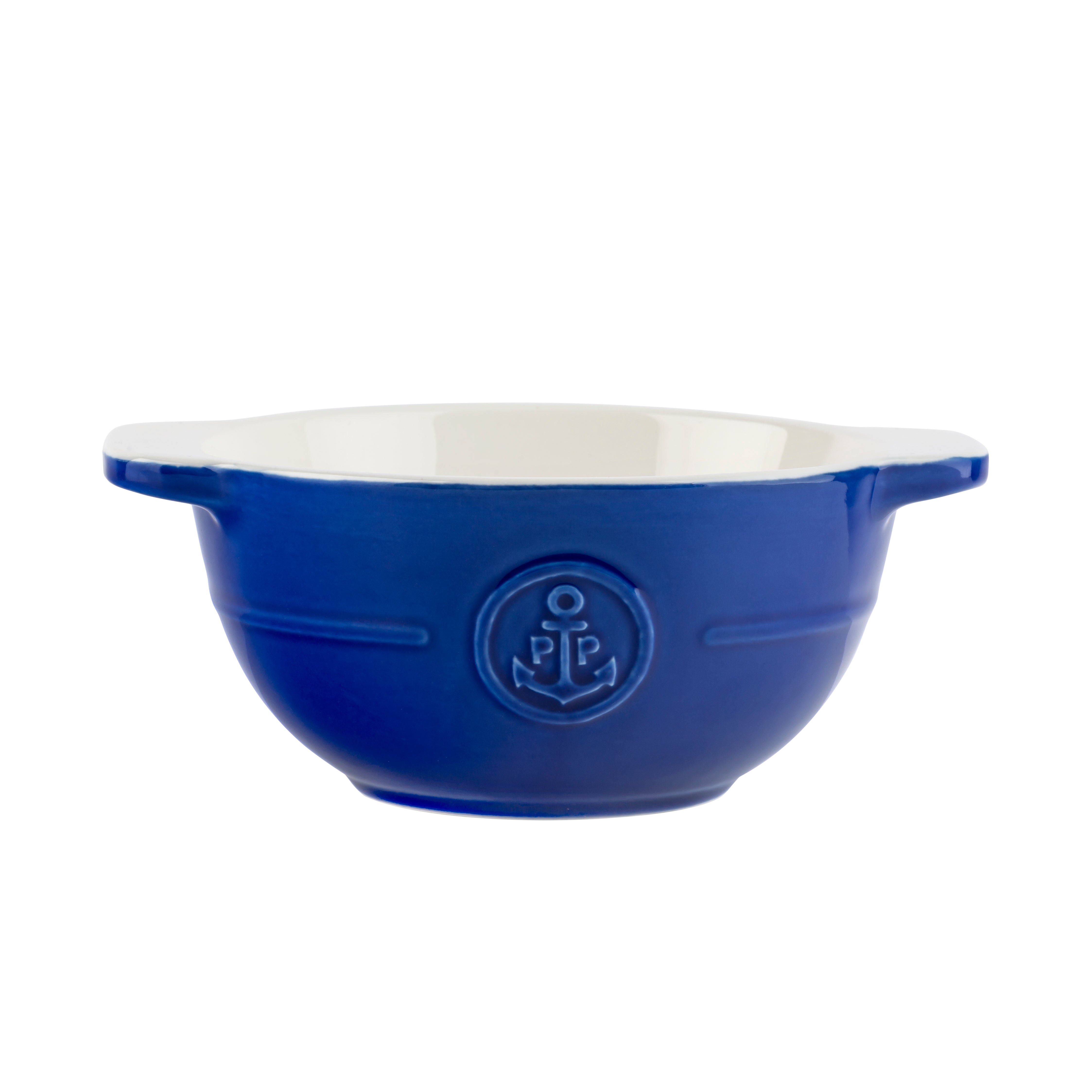 ILDFAST FORM DYP SKÅL 13 CM BLÅ