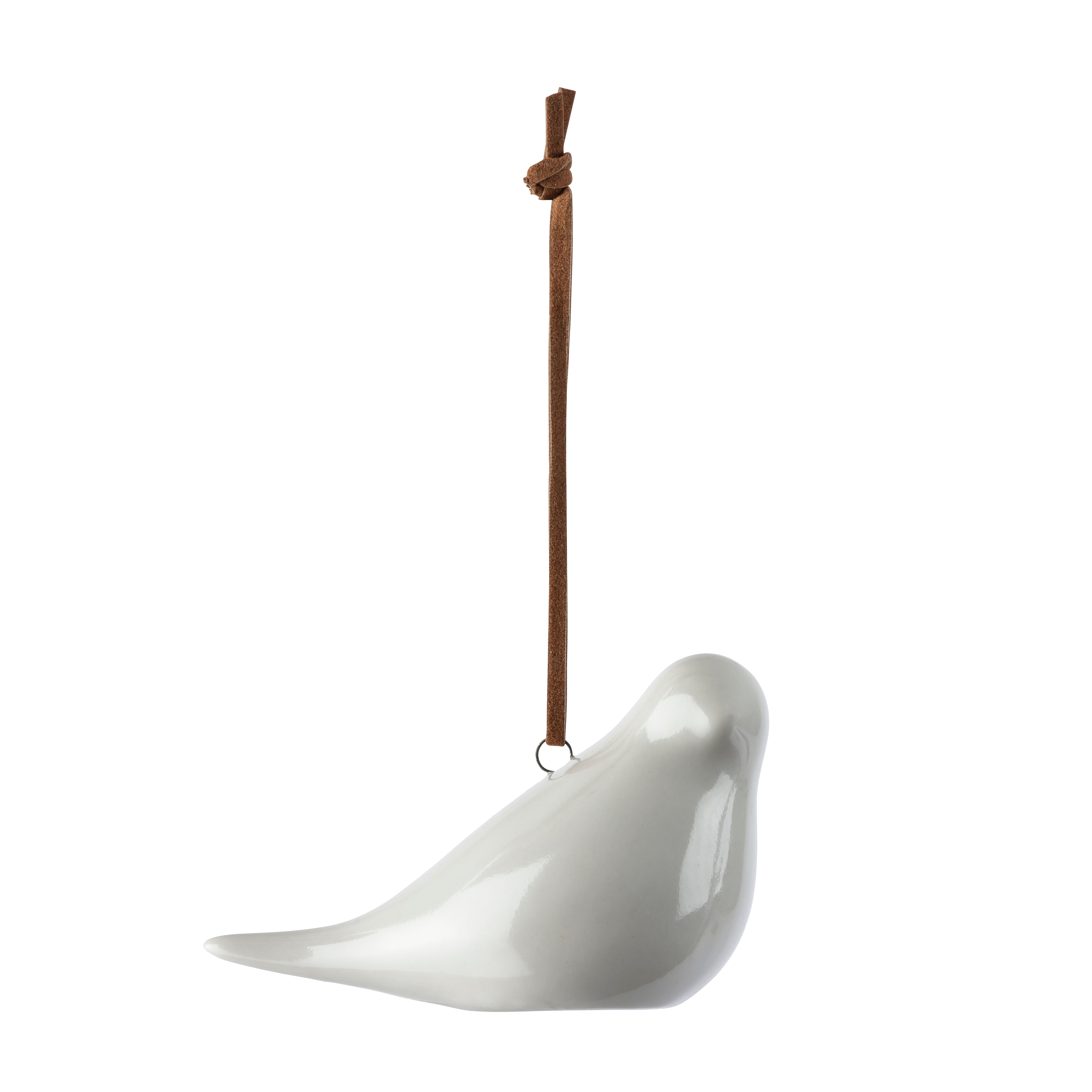 TURTELDUER PORSELEN HENG 2 PK HVIT MÅL: 8,2 X 3,8 CM