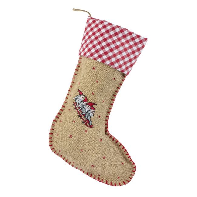 JULESTRØMPE NISSE JUTE 56 X 31,5 CM