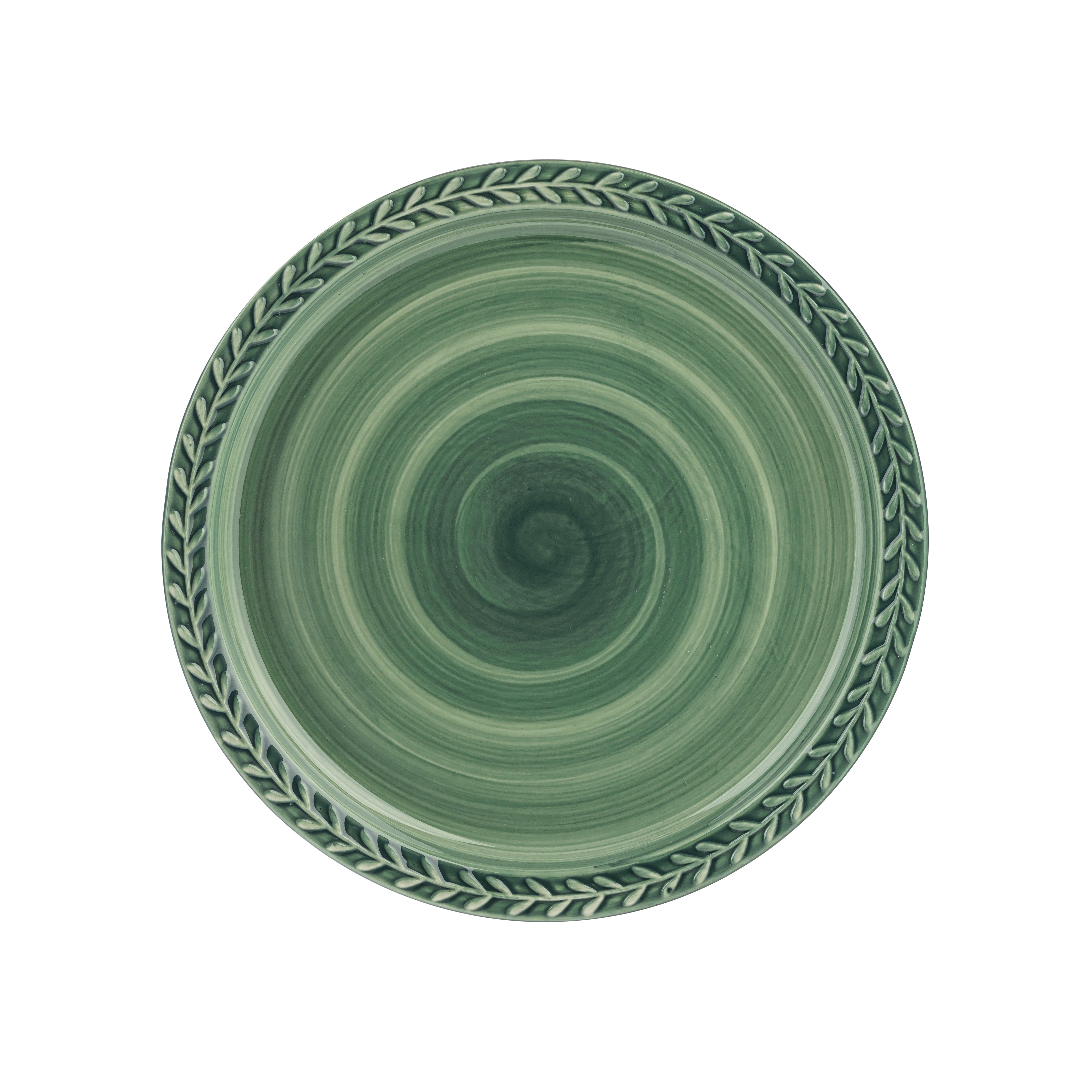 PORS TALLERKEN 21 CM GRØNN