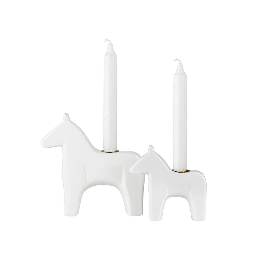 DØLAHEST LYSESTAKER 2 PK H:13 / H: 17,5 CM