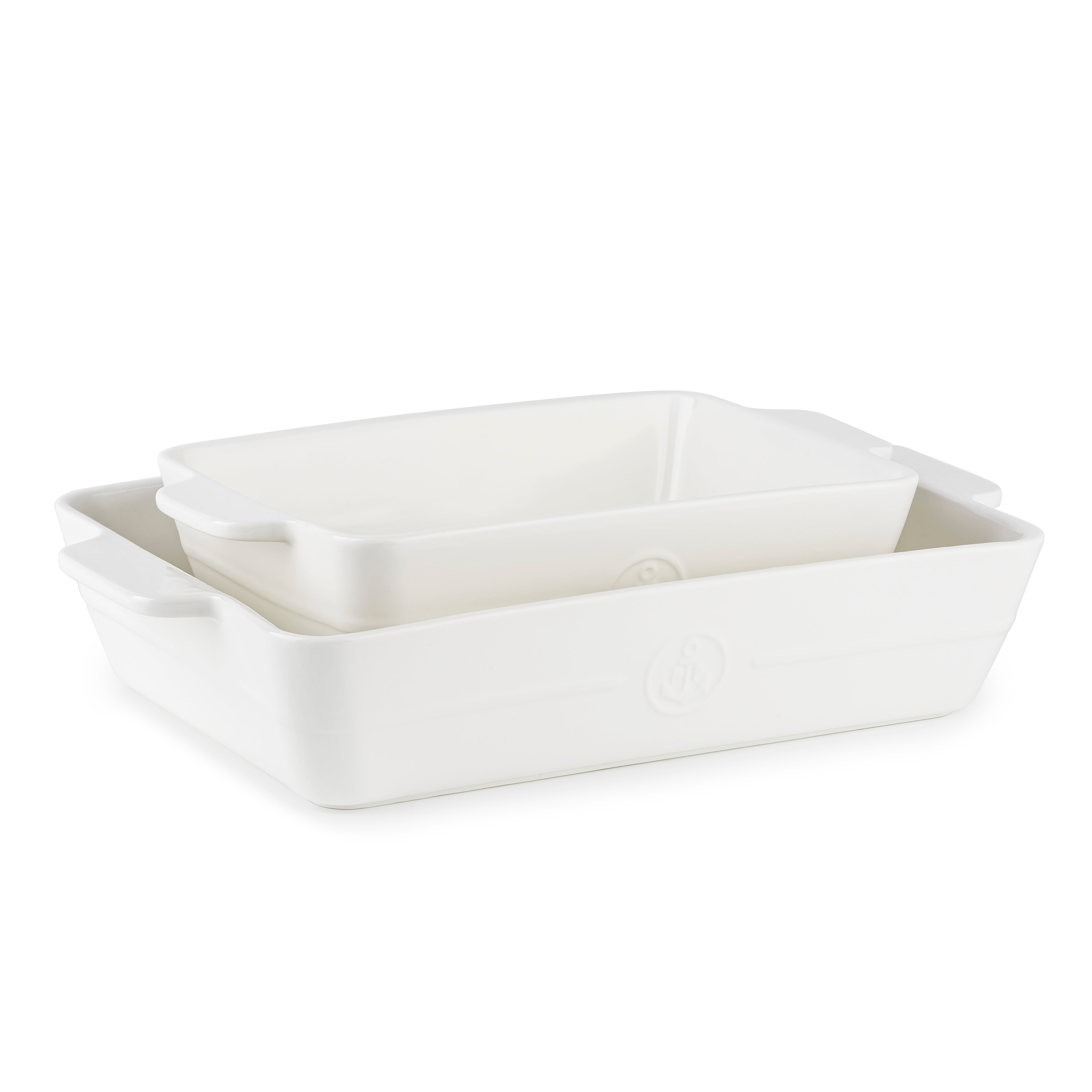 ILDFAST SETT 2 PK.  32.5X20.5 / 23X19,4 CM HVIT