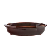 TERRA OVAL FORM 24,5 CM BORDEAUX