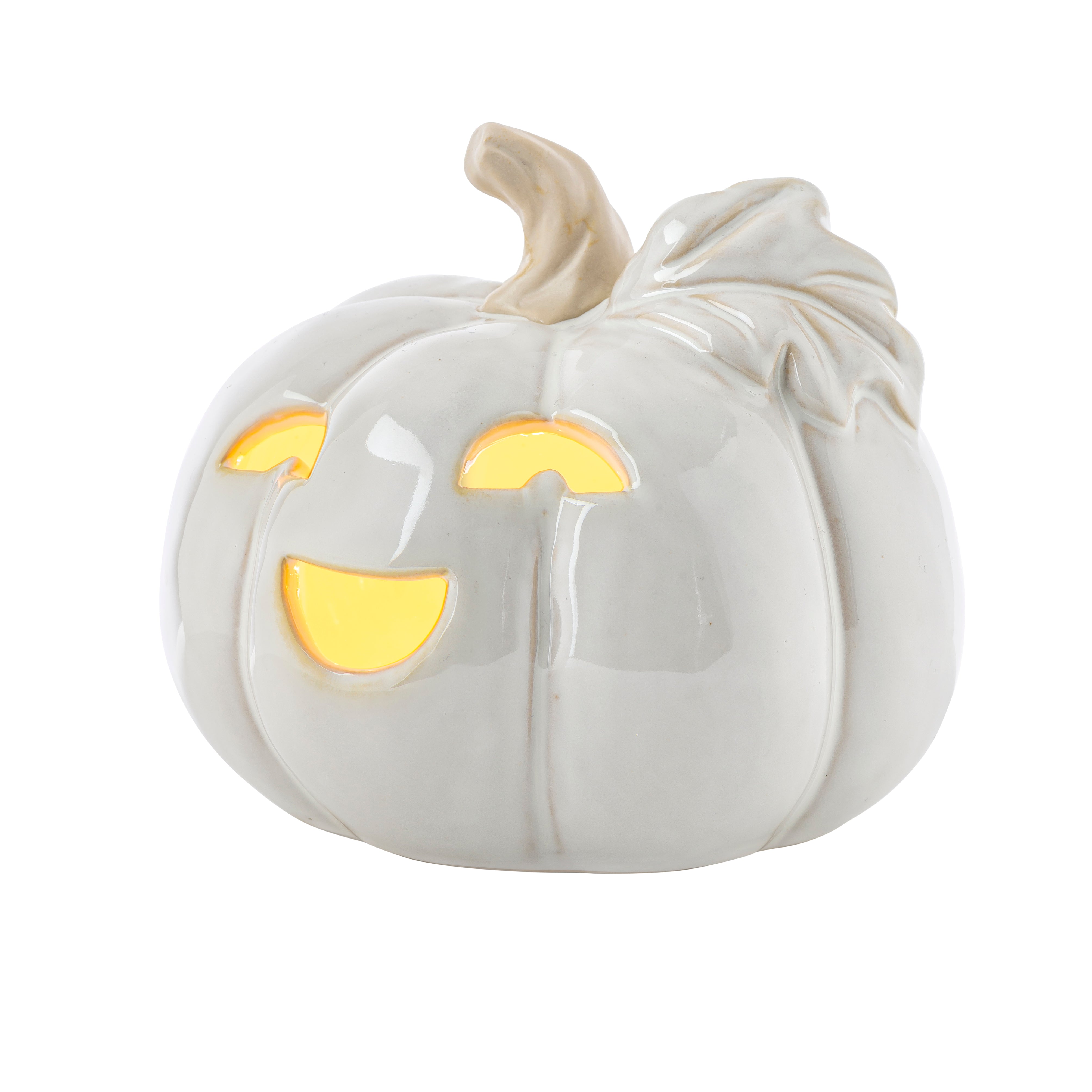 GRESSKAR LYSLYKT KERAMIKK 15,5x12,8 CM