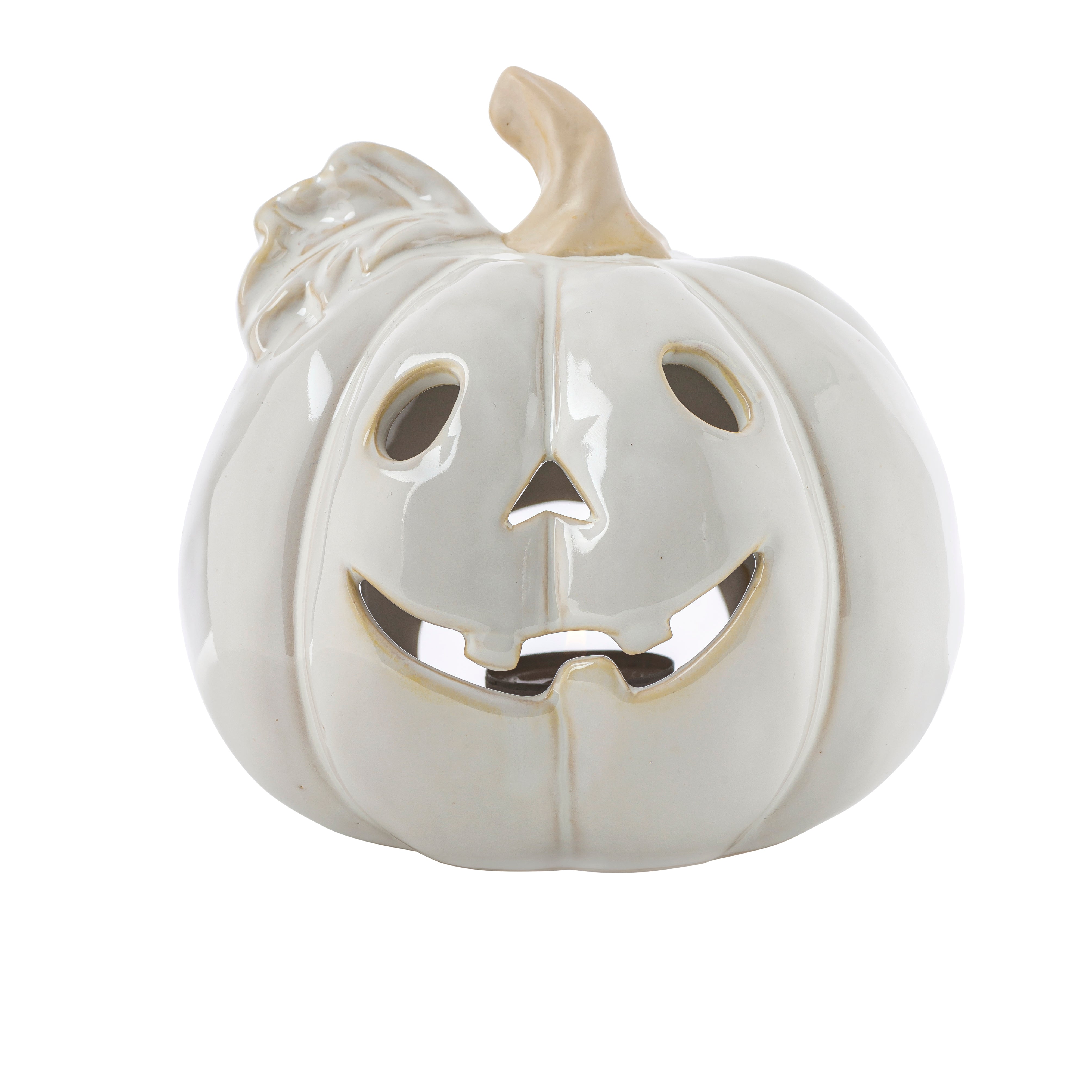 GRESSKAR LYSLYKT KERAMIKK 15x14,5 CM