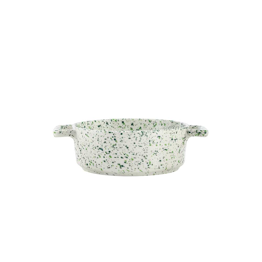 ILDFAST RUND FORM SPOTFARGE GRØNN 17 CM