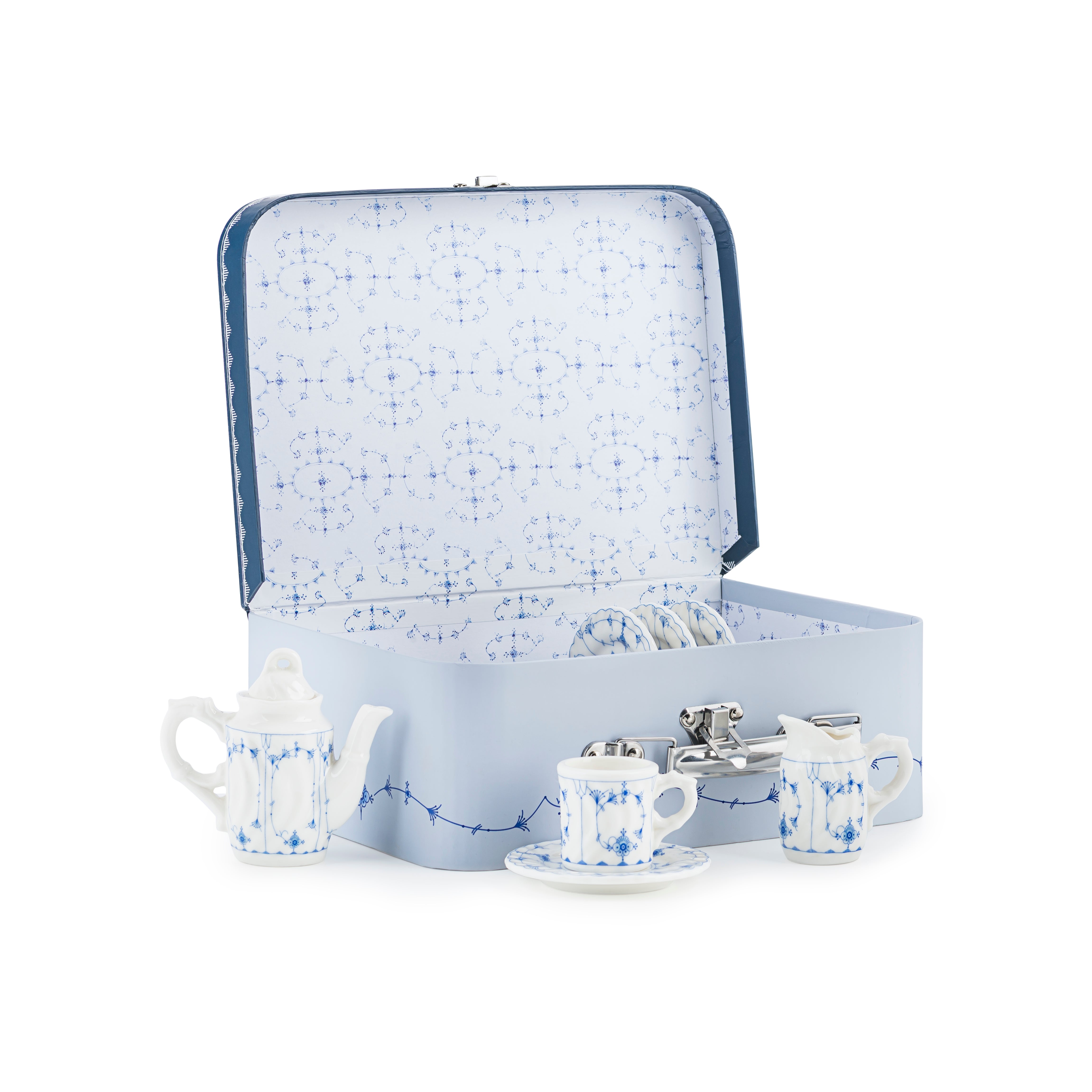 SETT MINI STRÅMØNSTER 10 DELER I KOFFERT