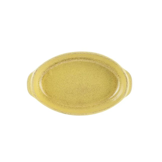 OVAL FORM 24 CM OCRE