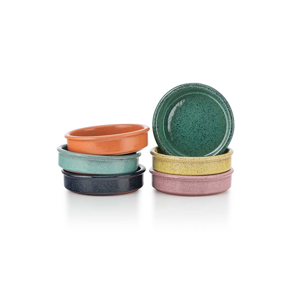 TERRA TAPASFORM 12 CM ASSORTERTE FARGER 6PK