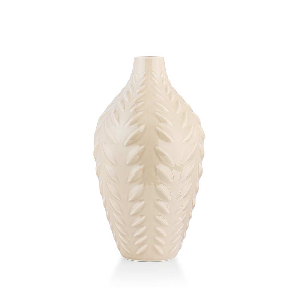 BLADVASE 29 CM KREM