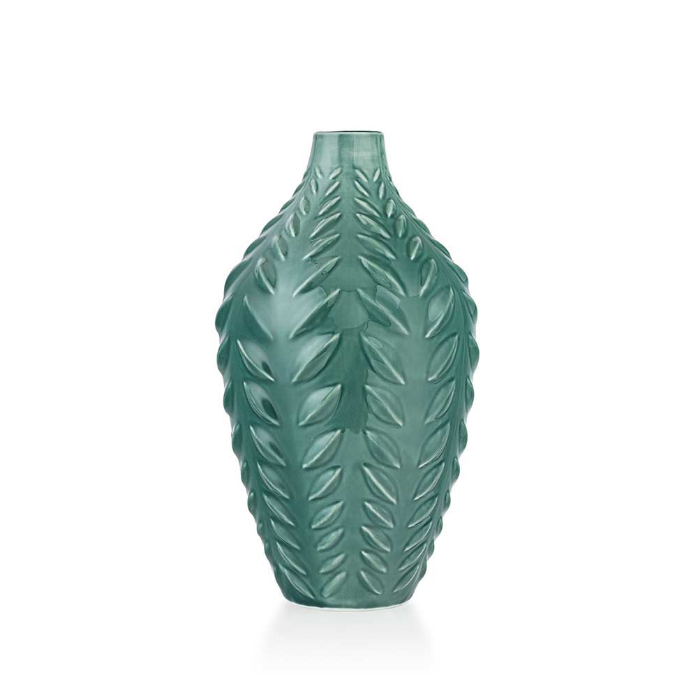 BLADVASE 29 CM GRØNN