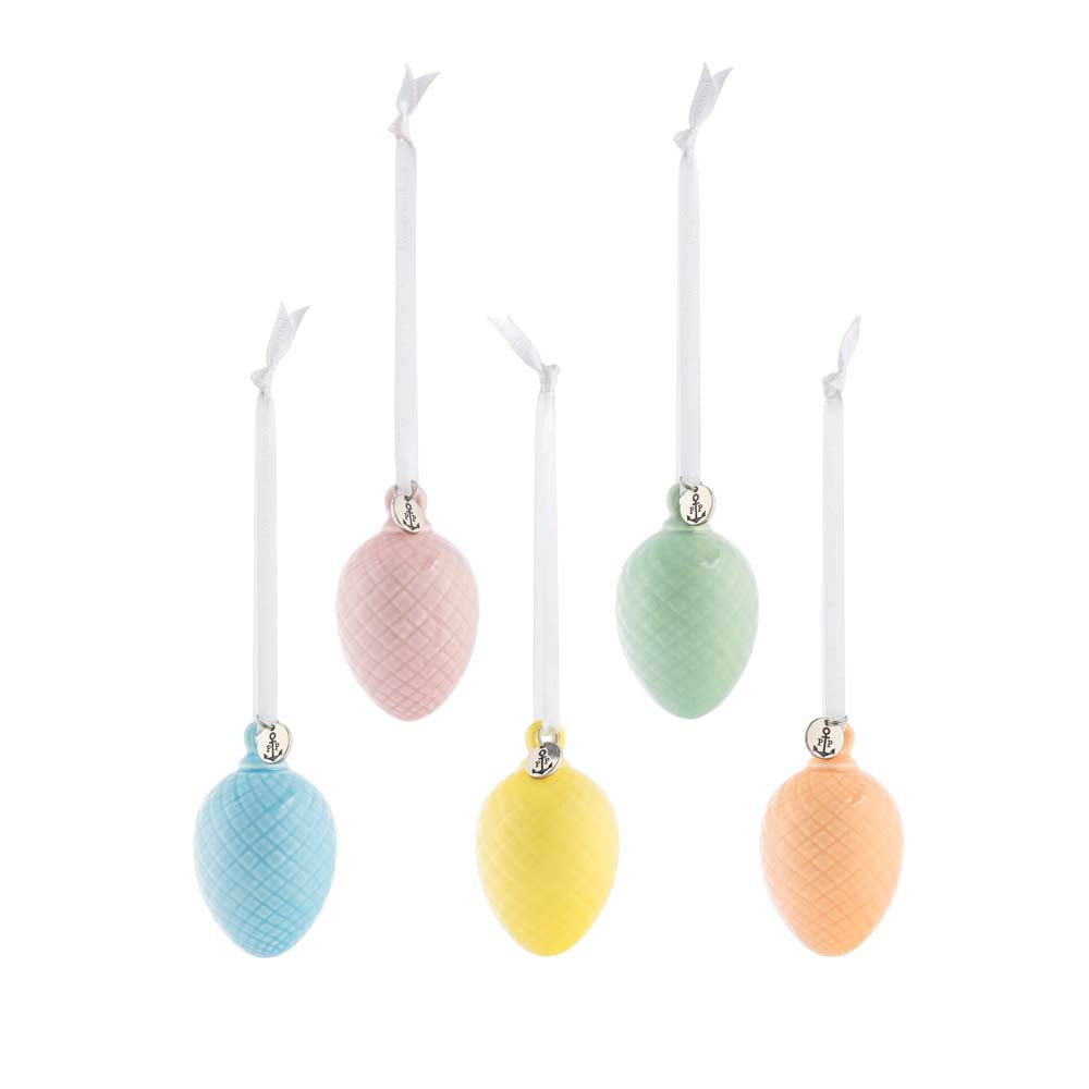 PORSELENSEGG  MED RUTE RELEF 4,5 CM 5 pk