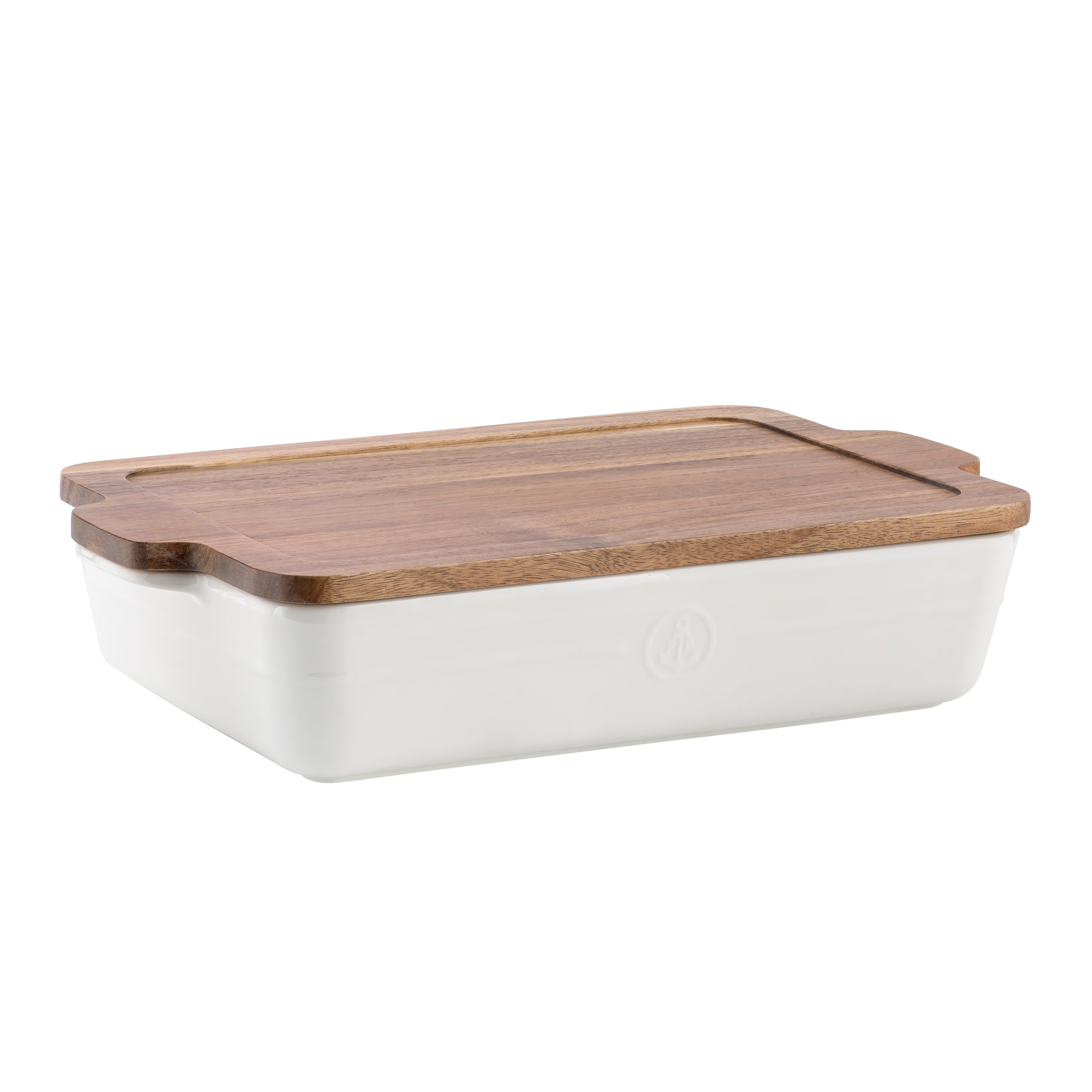 ILDFAST FORM HVIT MED TRE LOKK 33 CM HVIT