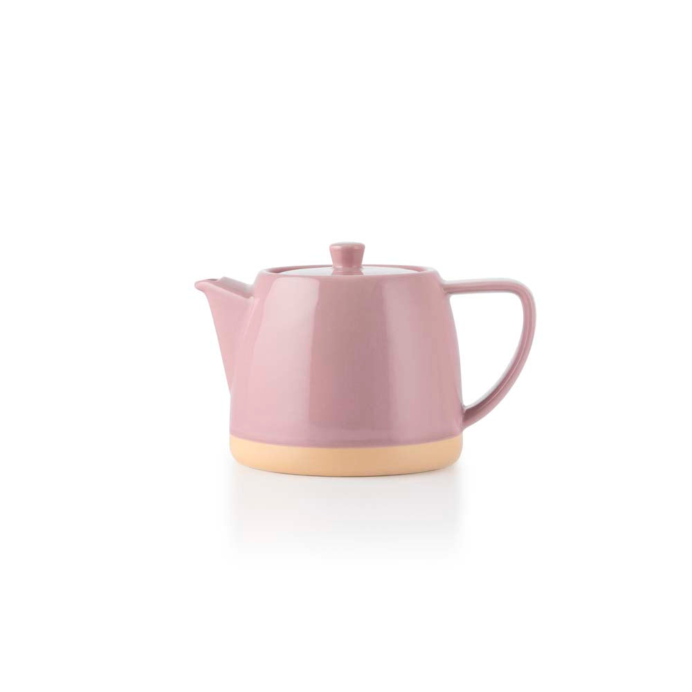 Tekanne 60 cl med sil i keramikk, fargen rosa, fra Teatime-serien.