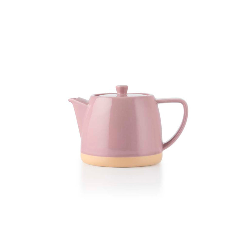 Tekanne 60 cl med sil i keramikk, fargen rosa, fra Teatime-serien.