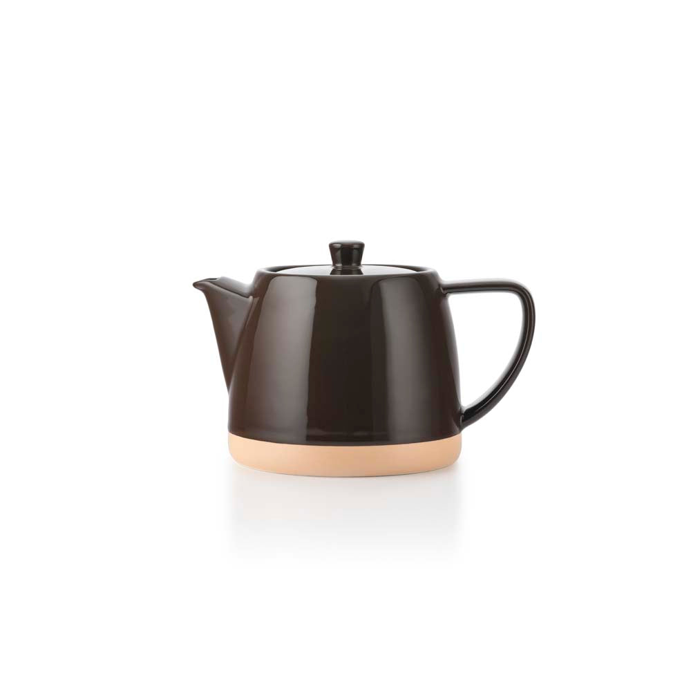 Tekanne 60 cl med sil i keramikk, fargen brun, fra Teatime-serien.