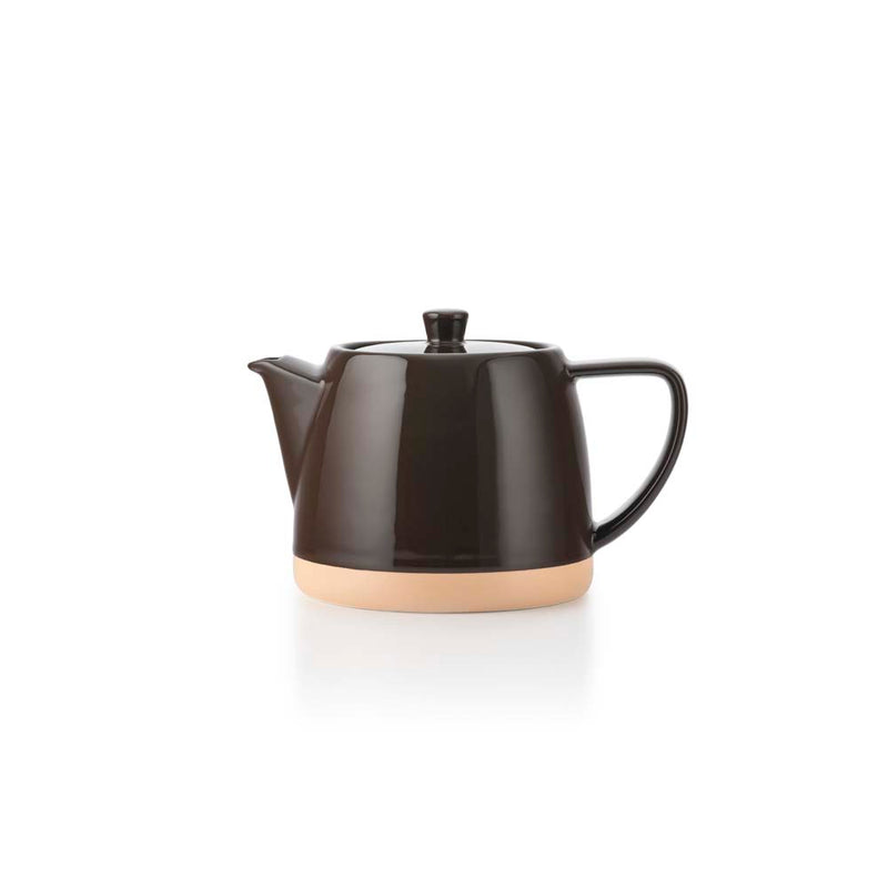 Tekanne 60 cl med sil i keramikk, fargen brun, fra Teatime-serien.