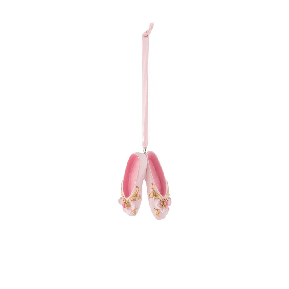 BALLERINA TÅSPISSKO HENGEPYNT ROSA