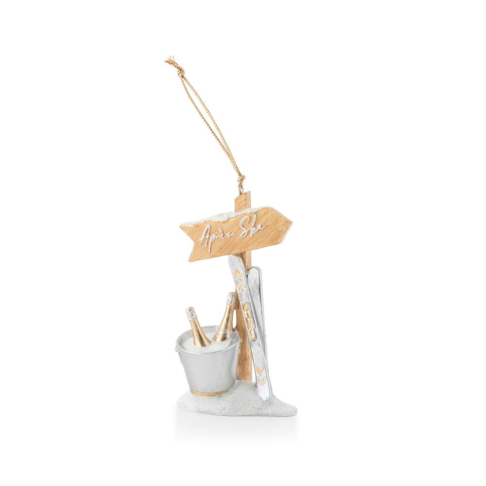 AFTERSKI SKILT ORNAMENT 7,5 CM