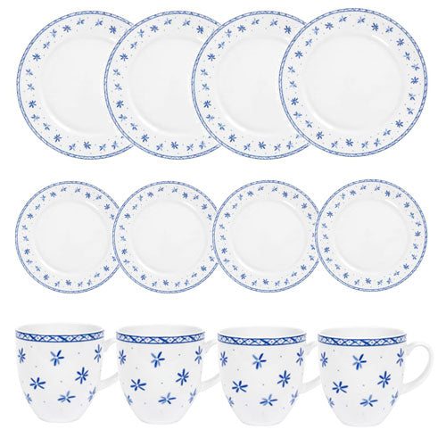 BLUEBIRD FLOWER SERVISEPAKKE 4 STK