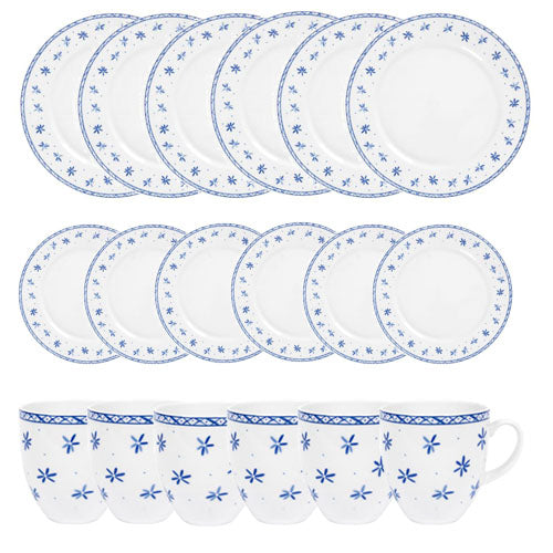BLUEBIRD FLOWER SERVISEPAKKE 6 STK