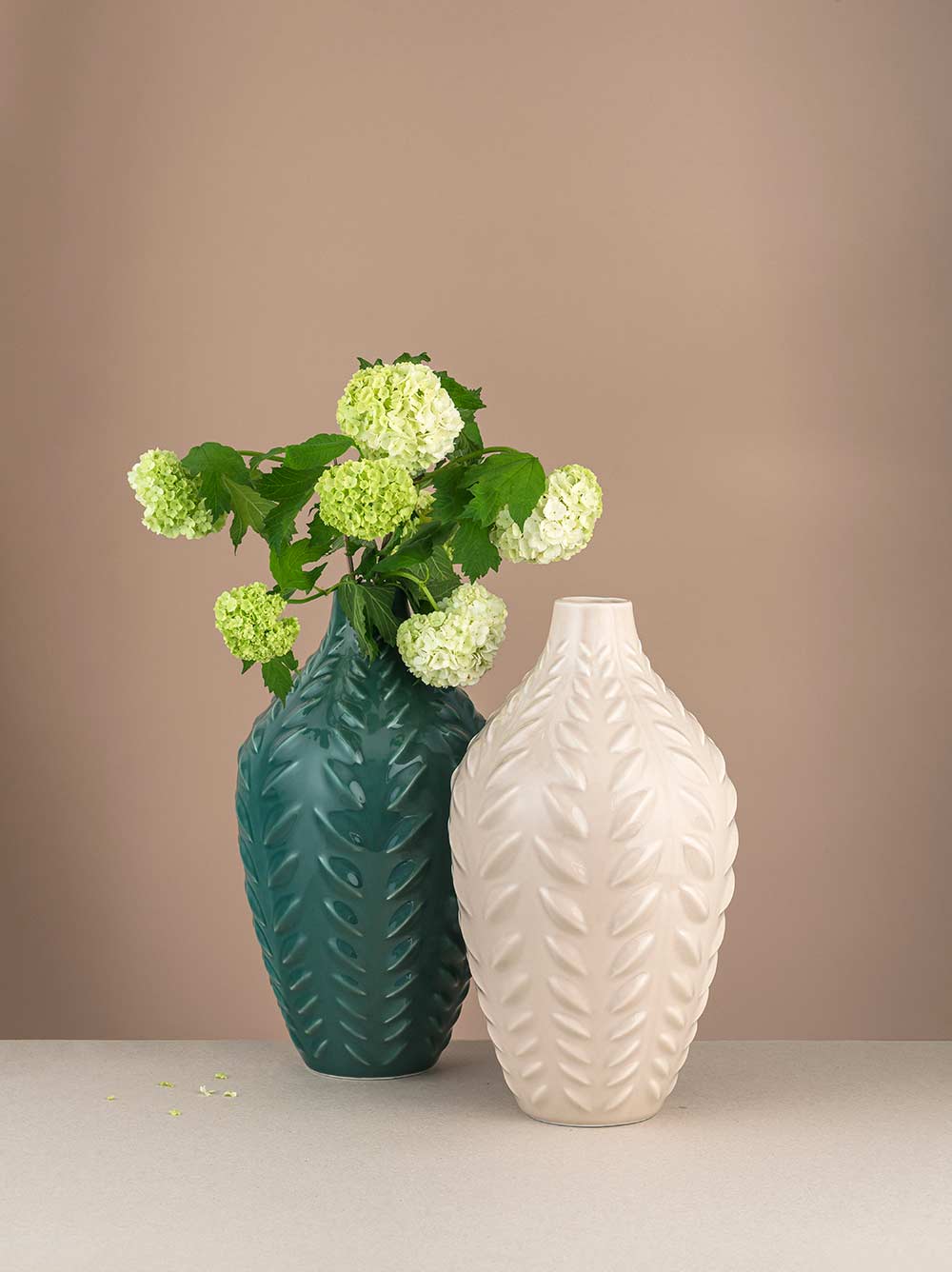 BLADVASE 29 CM GRØNN