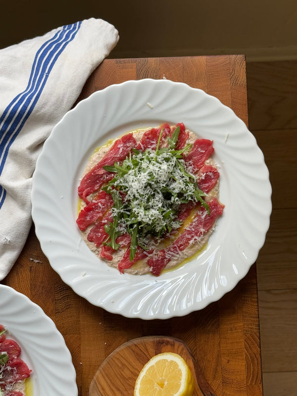 Carpaccio Tonnato på Sultne Gutters vis