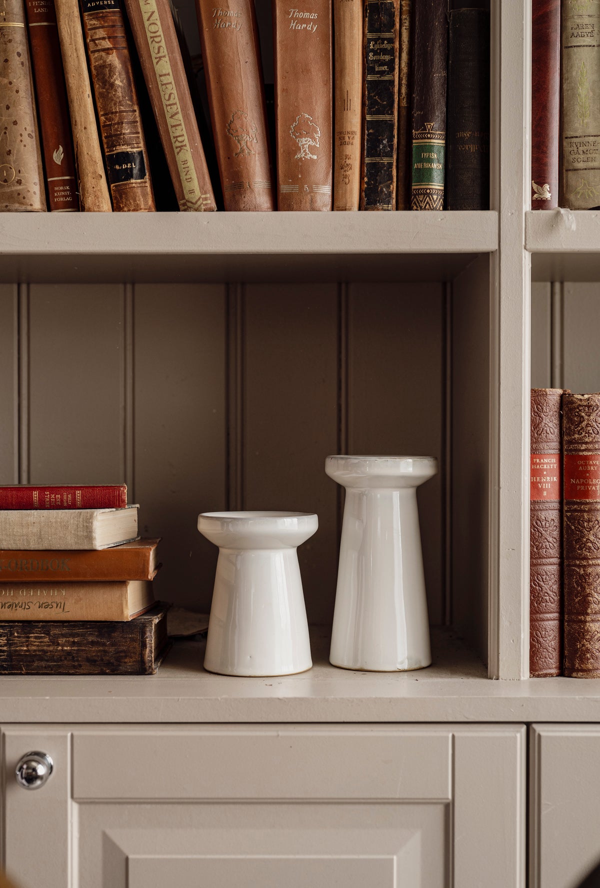 HYACINTH VASE CERAMIC WHITE 13 CM