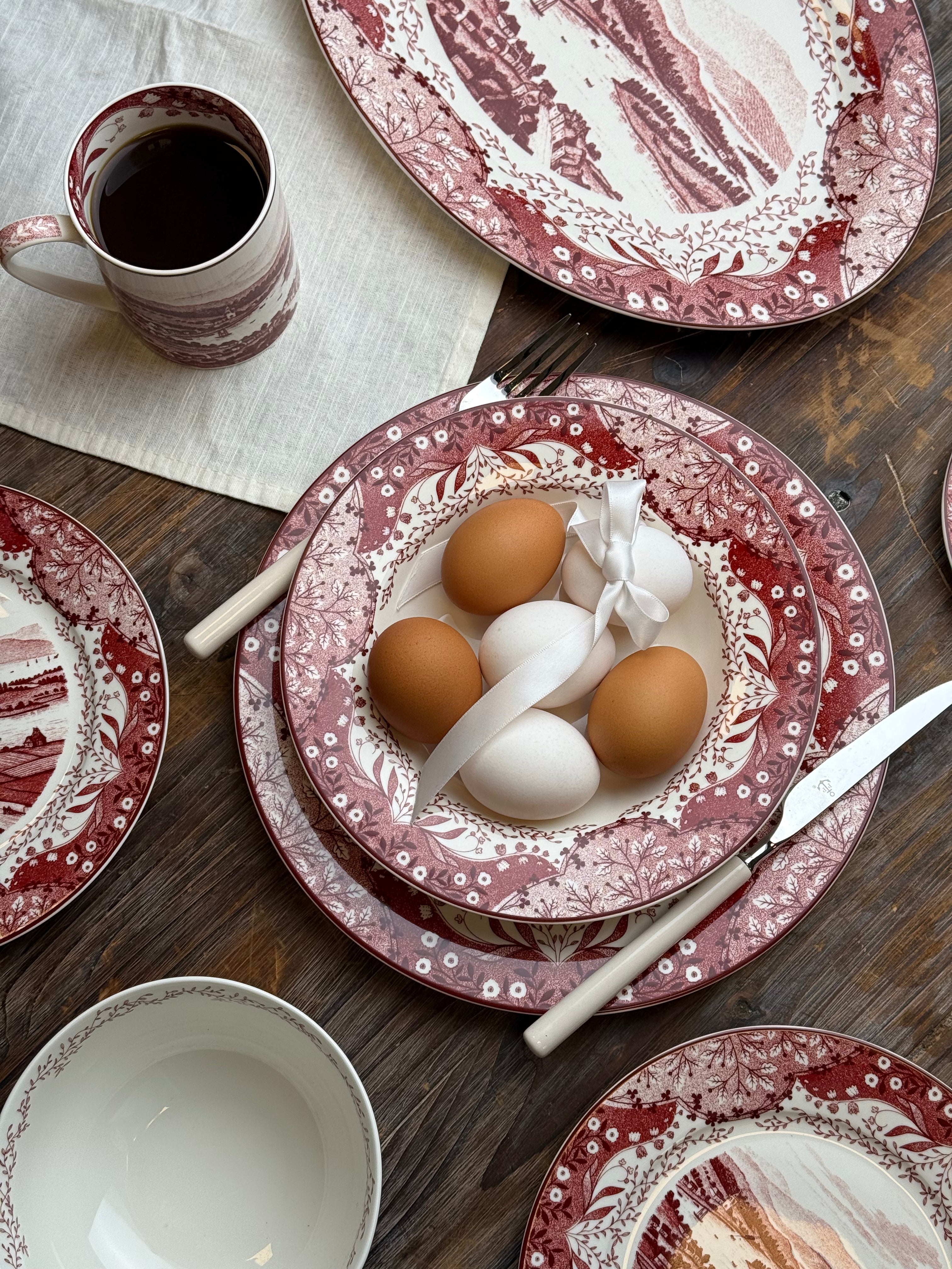 VINTAGE MUG 36 CL RED