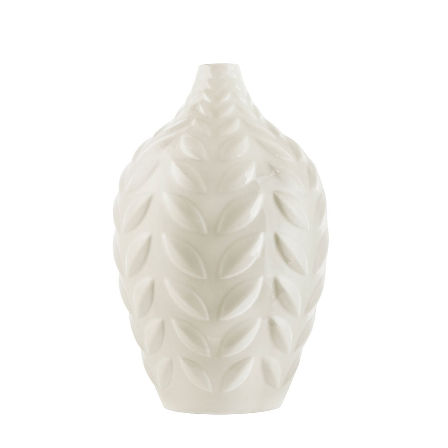 BLADVASE 39 CM KREM