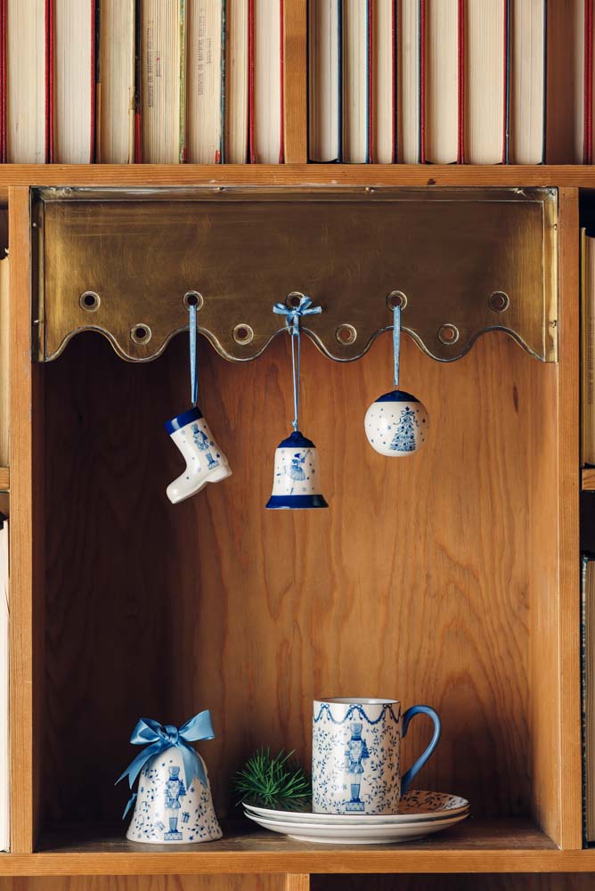 PORSELEN KRUS BLÅ BALLERINA 35 CL