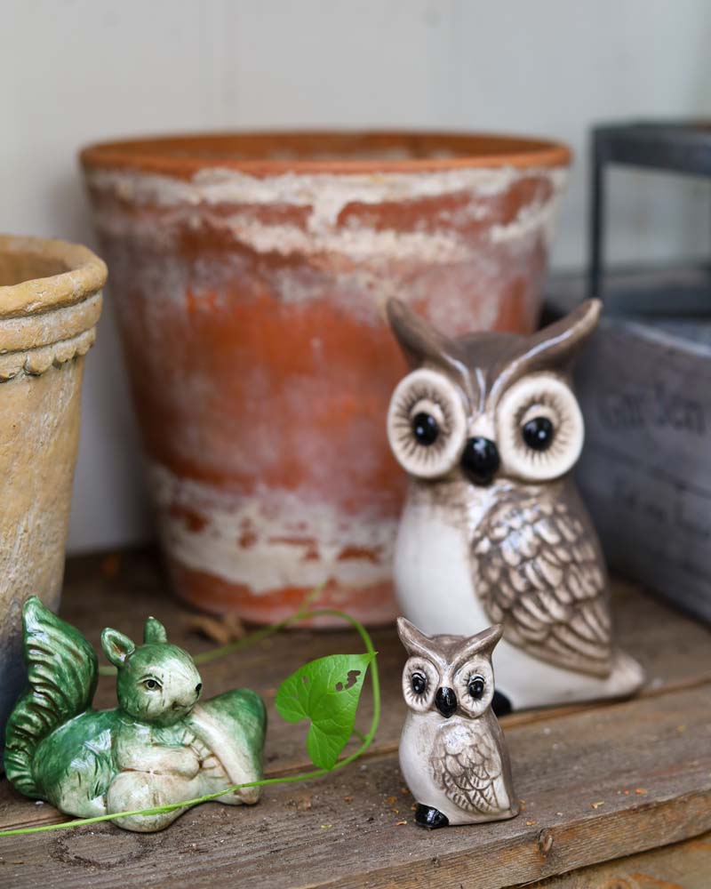 FOREST ANIMALS CERAMIC FIGURES 3 PK