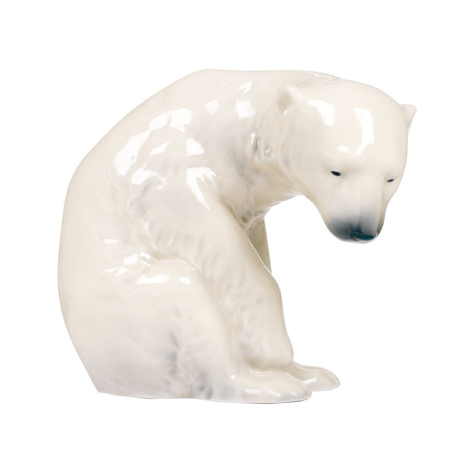 ISBJØRN SITTENDE 28X18X26 CM