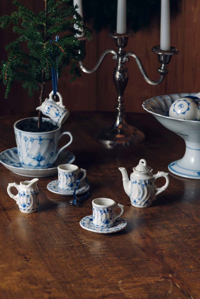 KAFFEKANNE MINI STRÅMØNSTER  9x5x9 CM