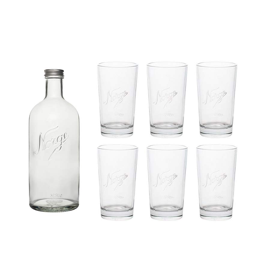 DRIKKEPAKKE STORE KJØKKENGLASS