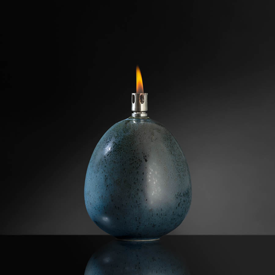OLJELAMPE 10,5 X 12 CM BLÅ