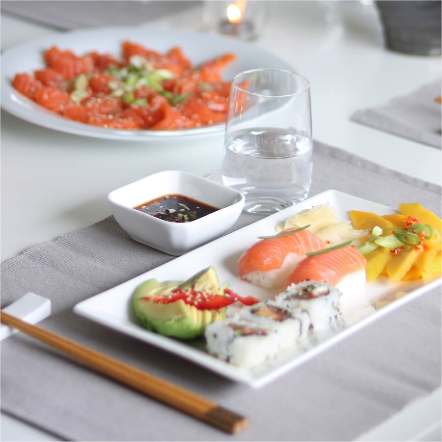 SUSHIPAKKE HVIT