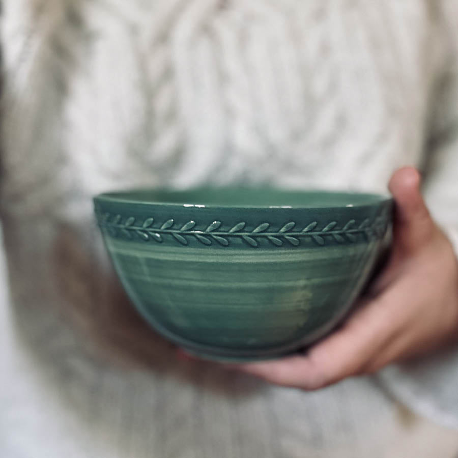 PORS BOLLE 16 CM GRØNN