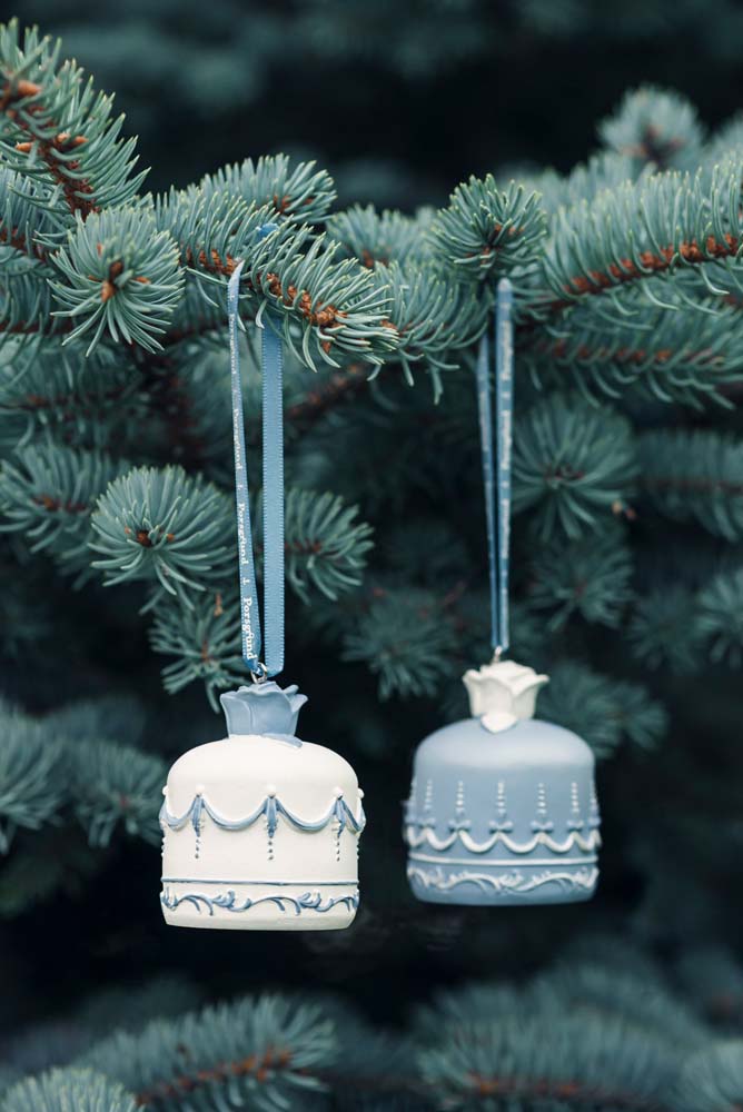 KAKE HENGEPYNT BLÅ BLÅ BALLERINA 2 PK. H 7 CM