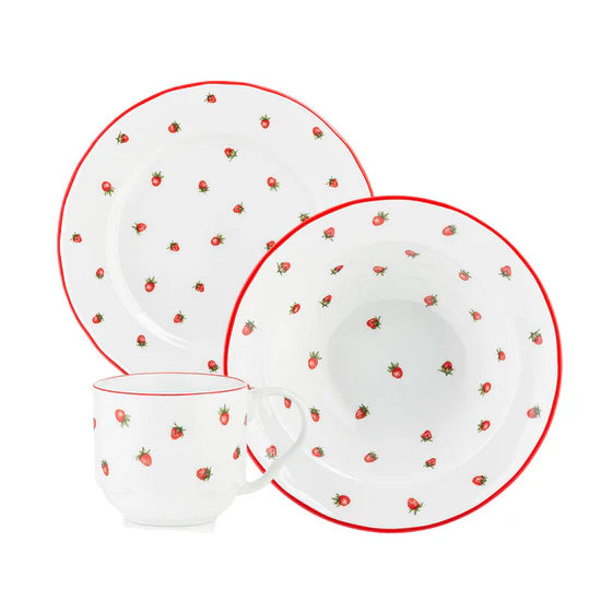 BARNESETT MARKJORDBÆR 3 DELER