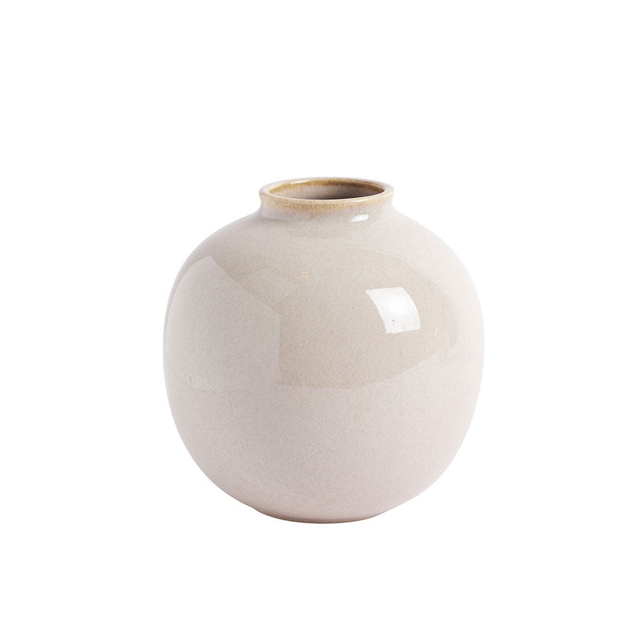 VASE SOFT 17,7X18,2 CM OFF-WHITE