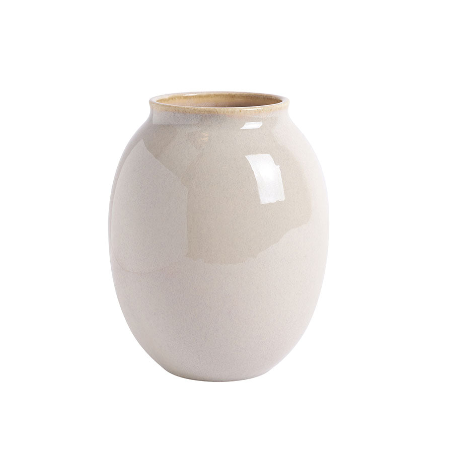 VASE SOFT 17,5X21,2 CM OFF-WHITE