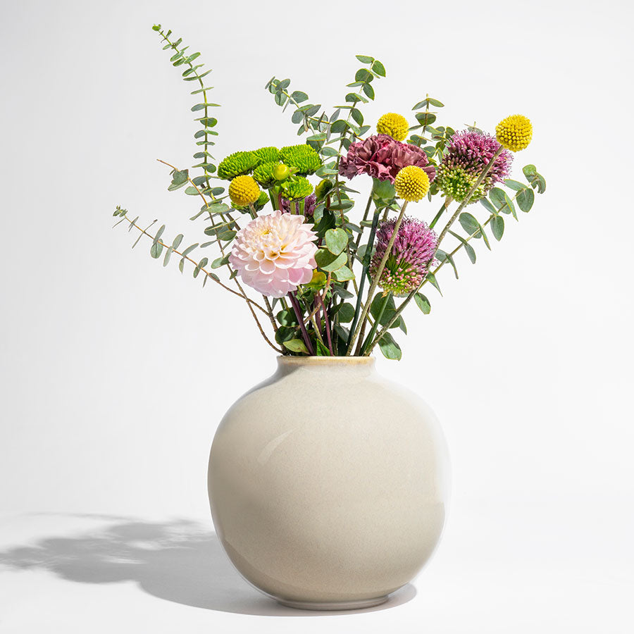 VASE SOFT 17,7X18,2 CM OFF-WHITE
