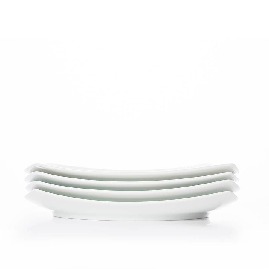 TALLERKEN FIRKANT 20,5 CM - 4PK