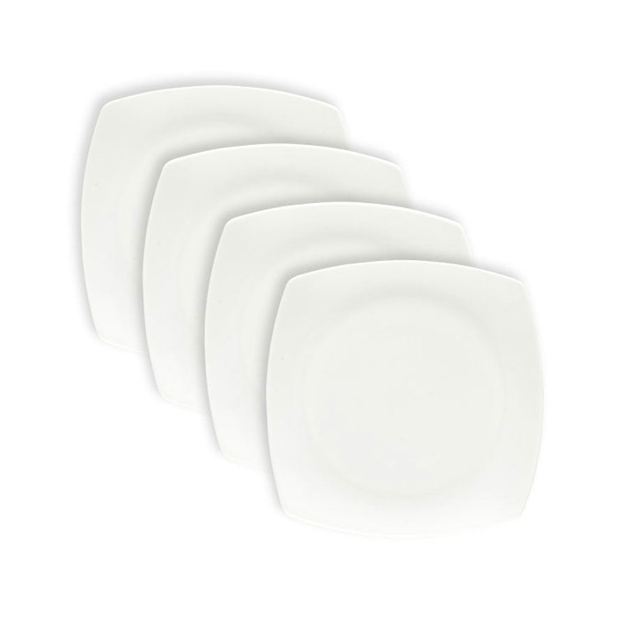 TALLERKEN FIRKANT 27 CM - 4PK
