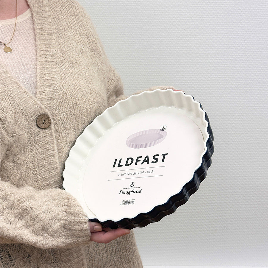 ILDFAST PAIFORM28 CM MØRK BLÅ
