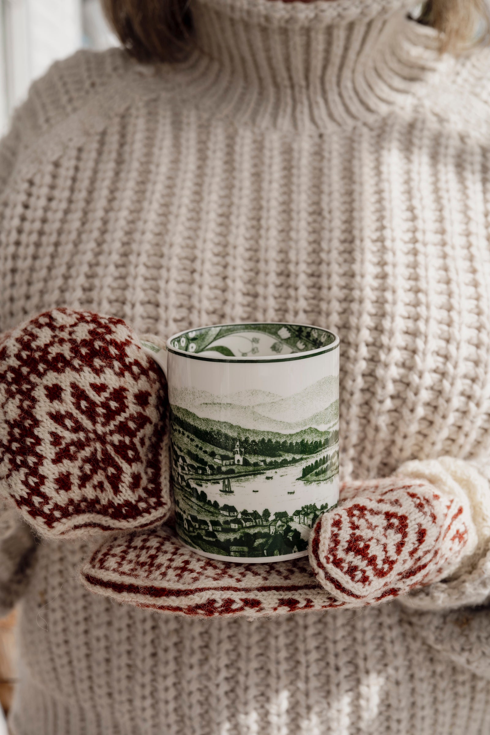 VINTAGE MUG 36 CL GREEN